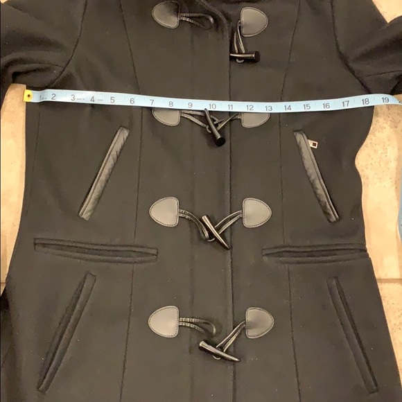 Tommy Hilfiger Wool Blend Coat Black XS - Picture 6 of 8